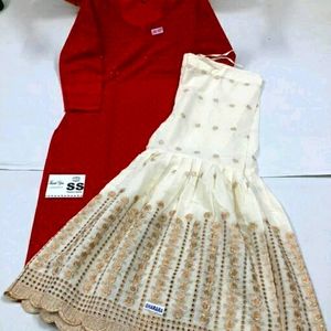 Kurti with sarara